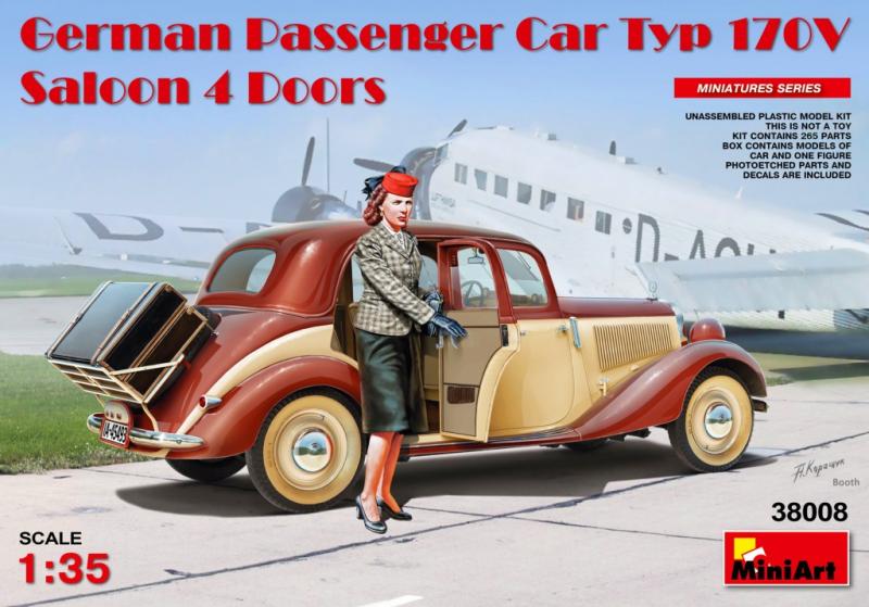 German Passenger Car Type 170V Saloon 4 doors 1:35