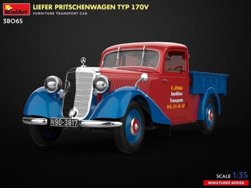 Liefer Pritschenw. Typ 170V Furniture Transp. 1:35
