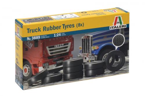 Truck Rubber Tyres 1/24