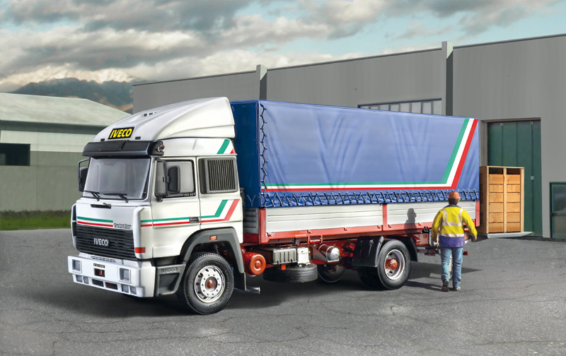 IVECO TURBOSTAR 190-42 CANVAS WITH ELEVATOR 1/24