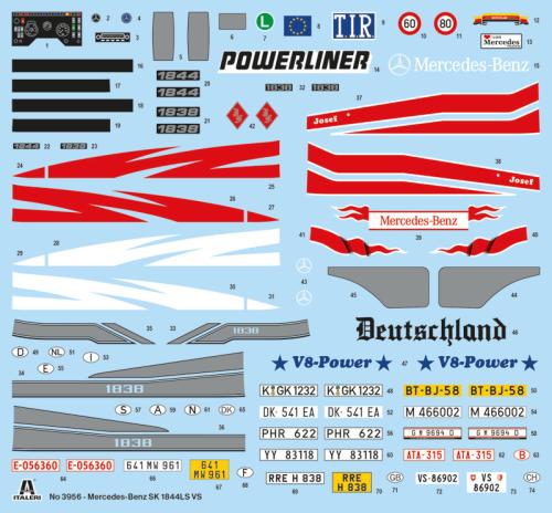 Mercedes Benz SK 1844 LS V8 1/24