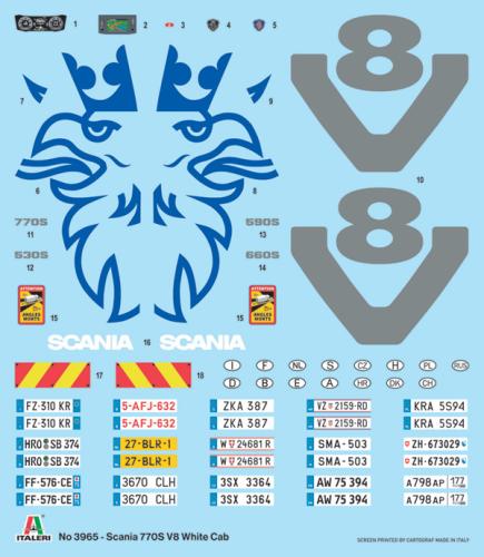 Scania 770 S V8 "White Cab" 1/24