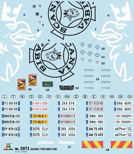 Scania S770 4x2 Normal Roof "Grey Cab" 1:24