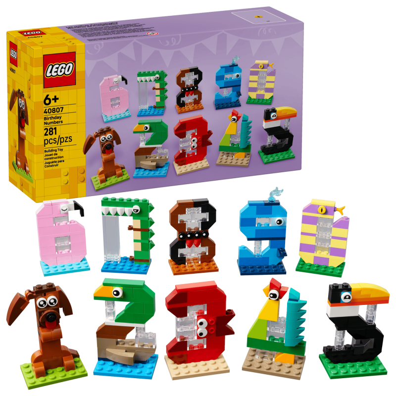 LEGO Födelsedagssiffror 40807