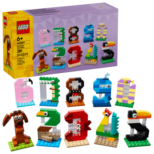 LEGO Födelsedagssiffror 40807
