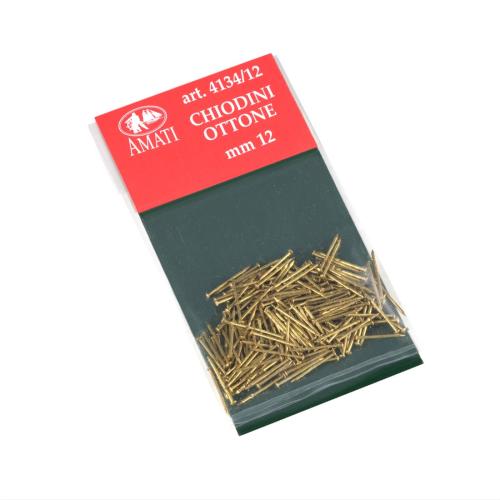 Mässingsspik 12mm (100-pack)