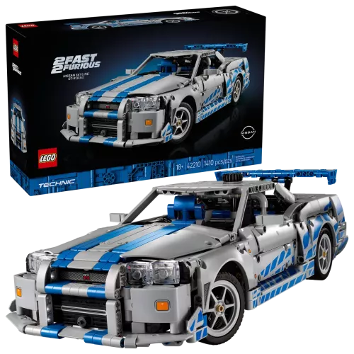 Lego Technic 2 Fast 2 Furious Nissan Skyline GT-R (R34) 42210