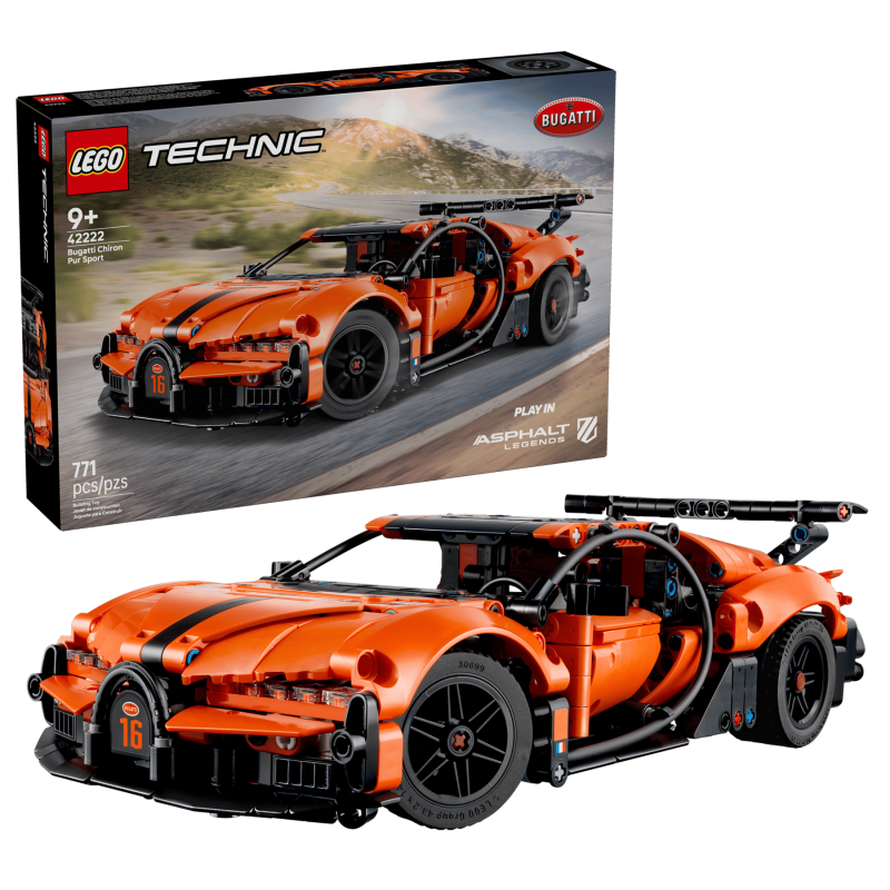 LEGO Technic Bugatti Chiron Pur Sport hyperbil 42222