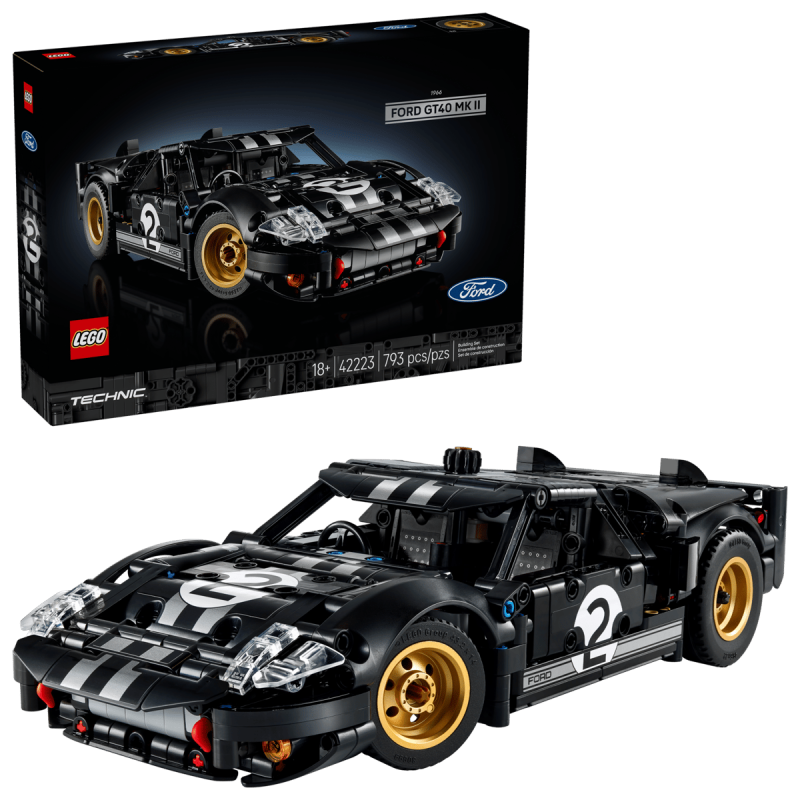 LEGO Technic 1966 Ford GT40 MKII racerbil 42223