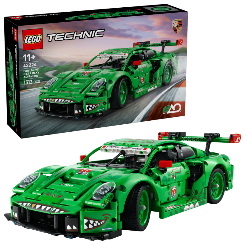 LEGO Technic Porsche 911 GT3 R REXY AO Racing racerbil 42224