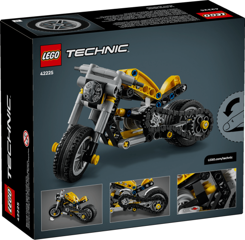 LEGO Technic Gul motorcykel 42225