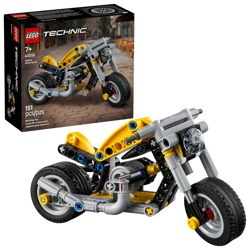 LEGO Technic Gul motorcykel 42225