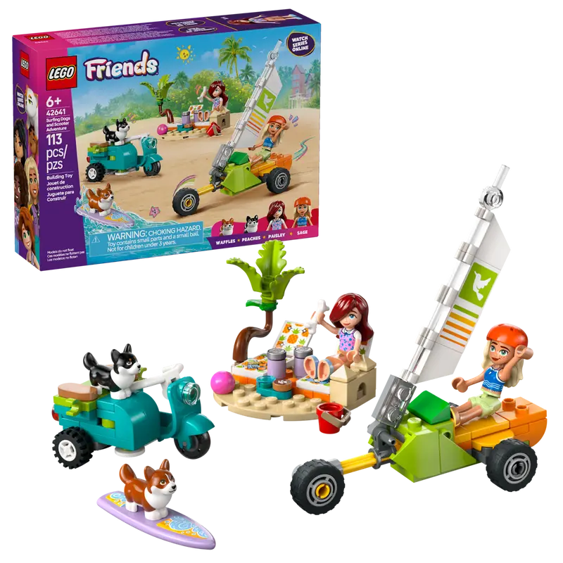 Lego Friends Äventyr med Surfhundar och Vespa