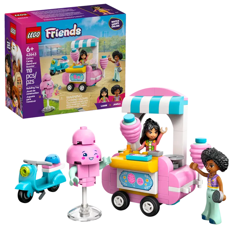 Lego Friends Sockervaddsstånd och Vespa