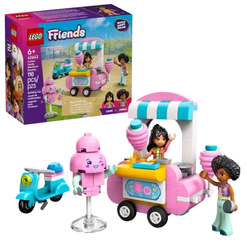 Lego Friends Sockervaddsstånd och Vespa