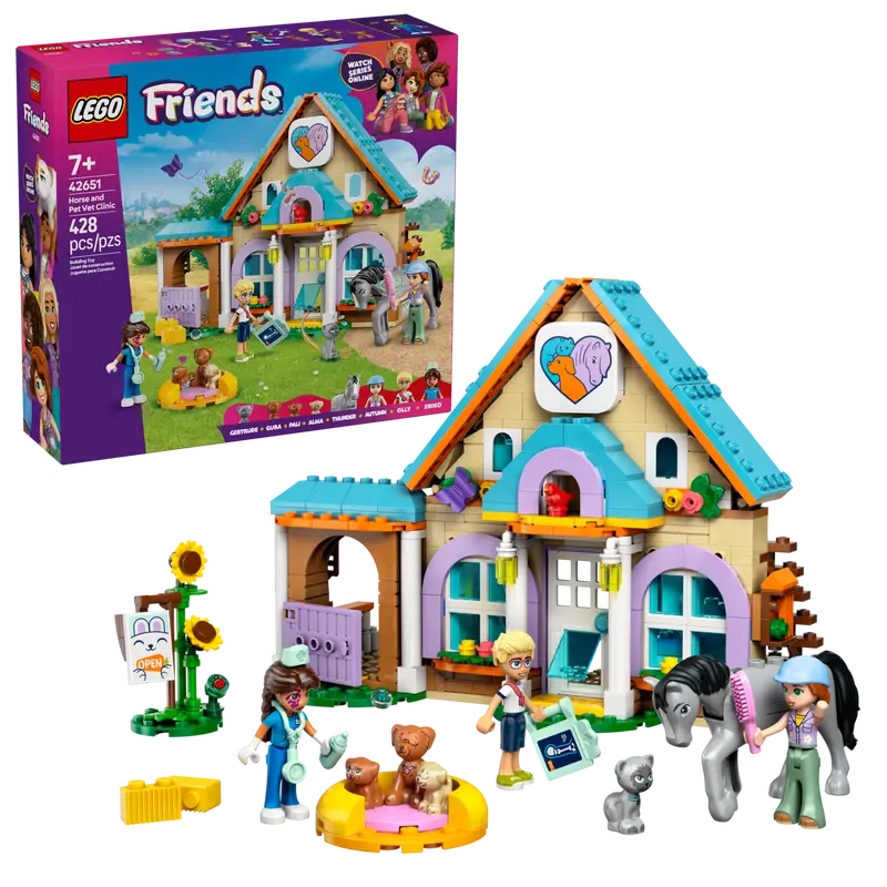 Lego Friends Veterinärklinik för Hästar och Husdjur