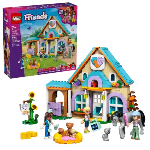 Lego Friends Veterinärklinik för Hästar och Husdjur