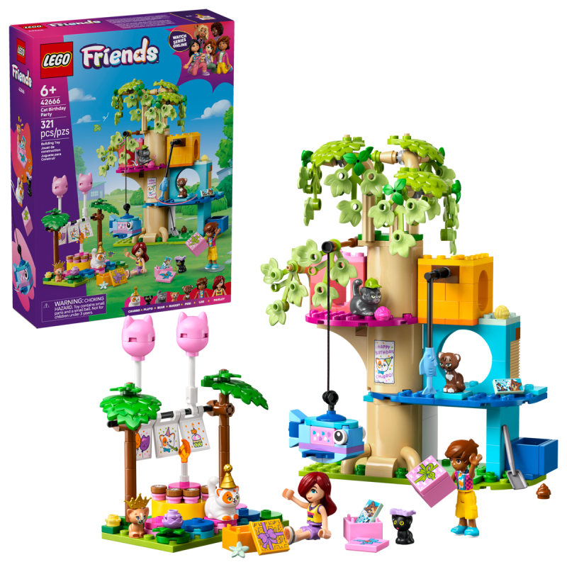 LEGO Kattkalas & Trädkoja 42666