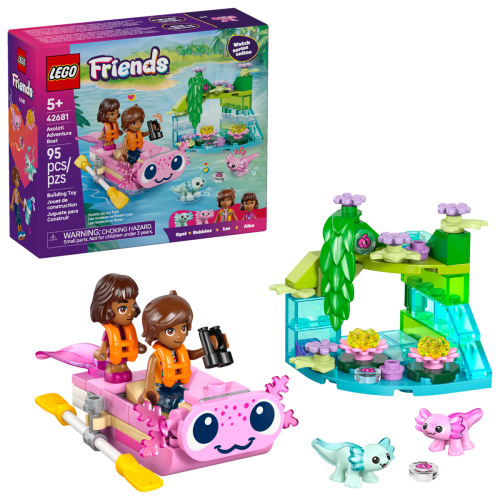 LEGO Friends Äventyrsbåt med axolotler 42681