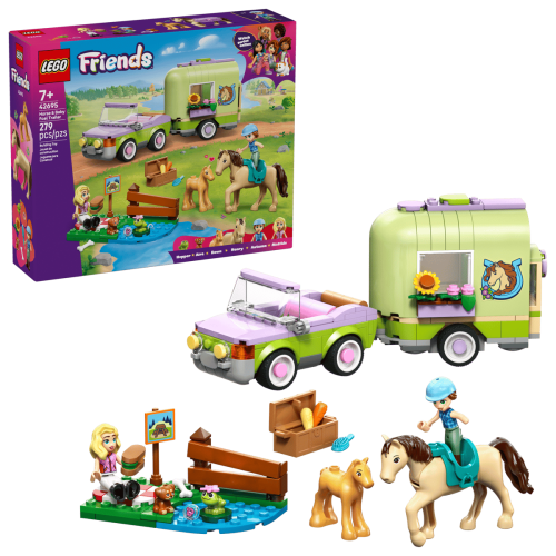 LEGO Friends Släp med häst och föl 42695