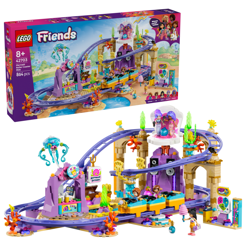 LEGO Friends Bergochdalbana med sjöjungfrutema 42703