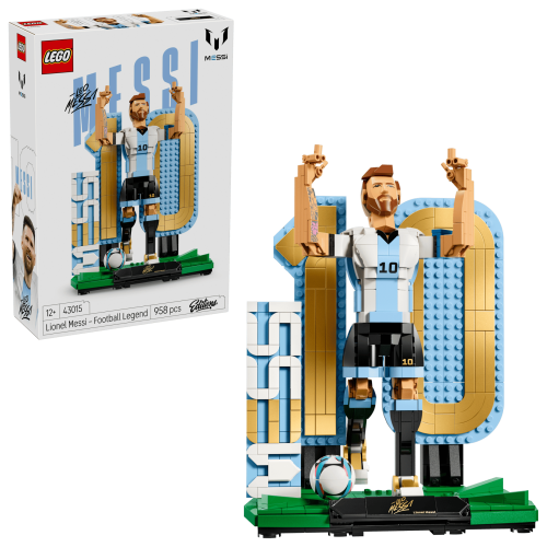 LEGO Editions Football Lionel Messi – fotbollslegend 43015