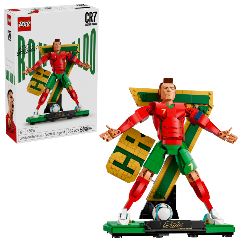 LEGO Editions Football Cristiano Ronaldo – fotbollslegend 43016