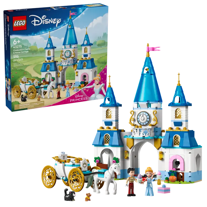 Lego Disney Princess Askungens slott och häst med vagn