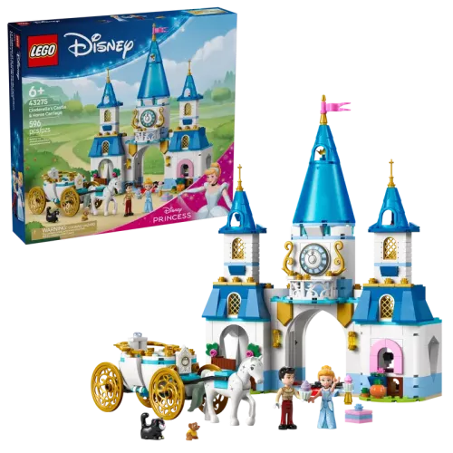 Lego Disney Princess Askungens slott och häst med vagn