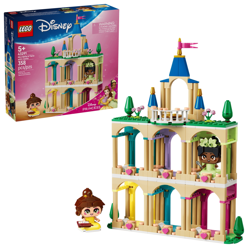 LEGO Disney Princess Belle och Tiana med slott i miniformat 43291