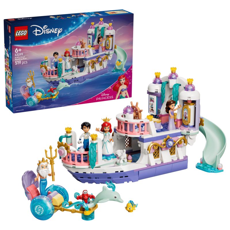 LEGO Disney Princess Ariels kungliga bröllopsbåt 43299