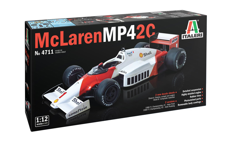McLaren MP4/2C Prost-Rosberg 1/12