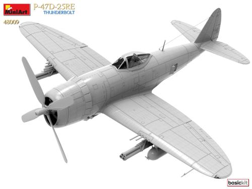 P-47D-25RE Thunderbolt Basic Kit 1:48