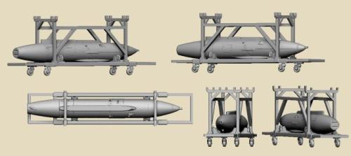 Saab J37 Viggen Ground Support Armament Set 1:72