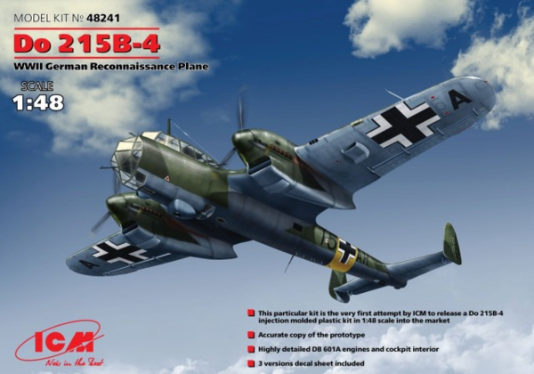 Do 215B-4 WWII German Reconnaissance Plane 1/48
