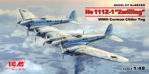 Heinkel He-111Z-1 “Zwilling" WWII German Glider Tug 1/48