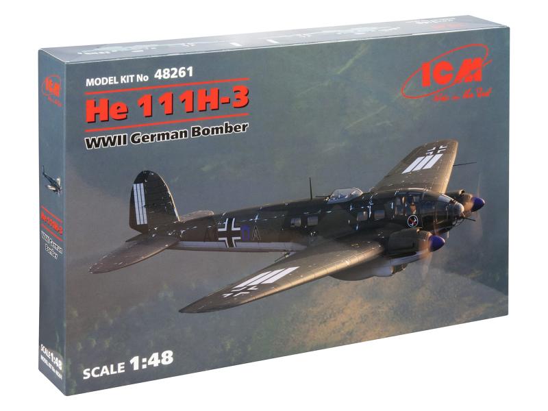 He 111H-3 WWII German Bomber 1/48
