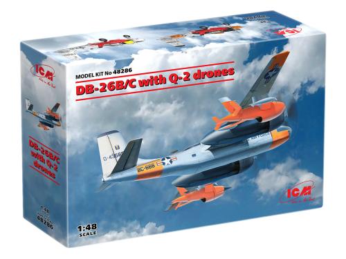 DB-26B/C with Q-2 drones (2 pcs.) 1:48