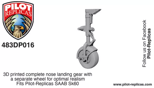 SK60/SAAB 105 Nose landing gear 1:48