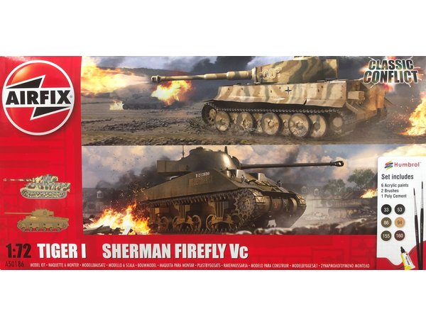 Classic Conflict Tiger 1 vs Sherman Firefly 1/72