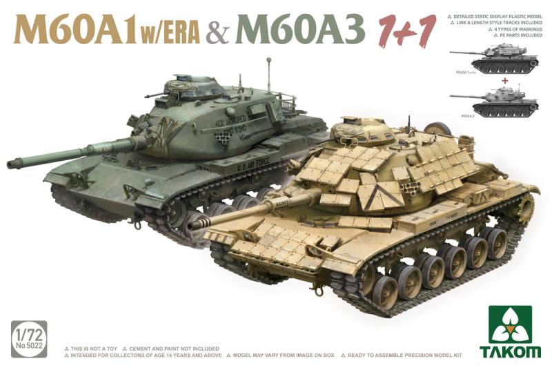 M60A1 w/ERA & M60A3 1 + 1 1/72