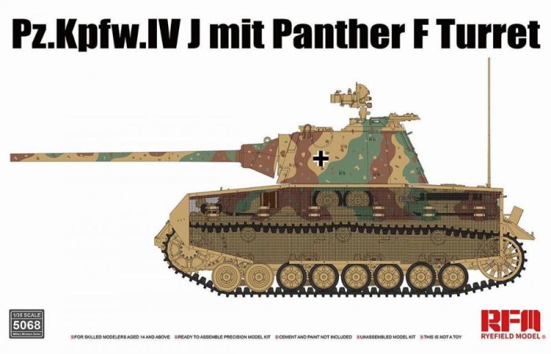 Pz.Kpfw.IV J mit Panther F Turret 1/35