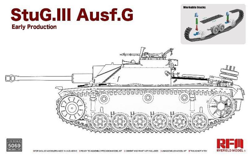 StuG. III Ausf. G Early Production with workable track links 1/35