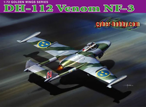 De Havilland DH-112 Venom NF-3 1:72