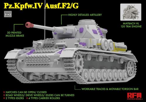 Sd.Kfz.161/1 Panzerkampfwagen IV Ausf. F2/G 1:35
