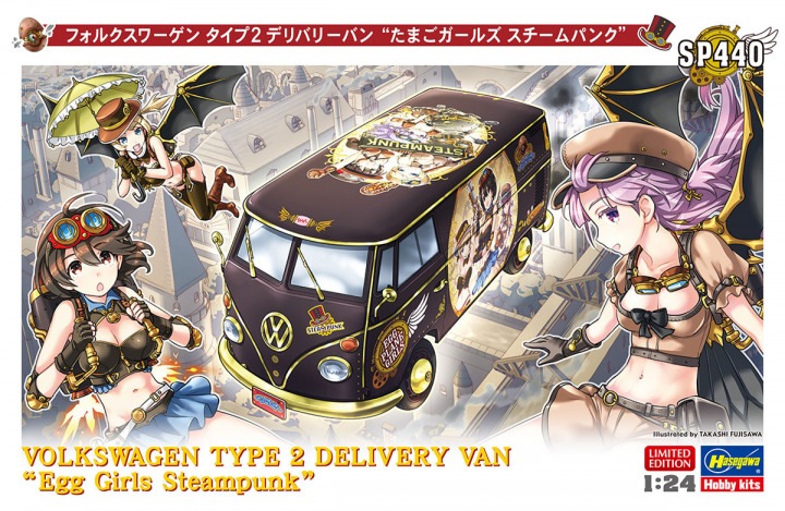 Volkswagen Type 2 Delivery Van "Egg Girls Steampunk" 1/24