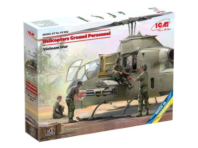 Helicopters Ground Personnel (Vietnam War) 1/35