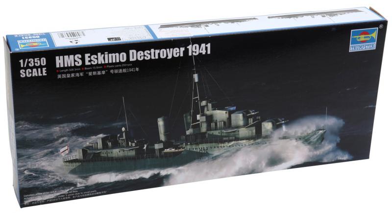 HMS Eskimo Destroyer 1941 1/350