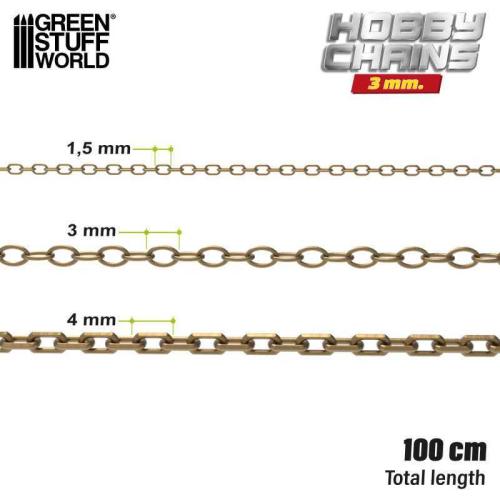 Green Stuff World - Hobby chain 1.5 mm (metall)