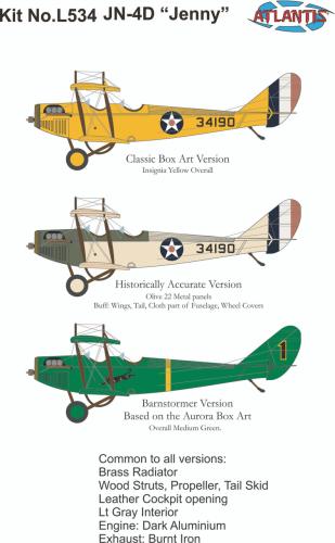 JN-4D Curtiss Jenny 1/48